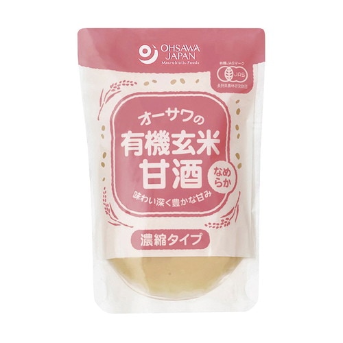 【お買上特典】オーサワの有機玄米甘酒（なめらか） （200g） 【オーサワジャパン】
