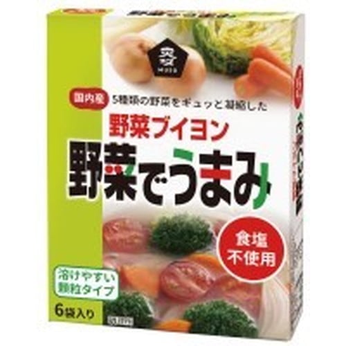 【お買上特典】野菜でうまみ　食塩無添加 (3.5g×6) 【ムソー】