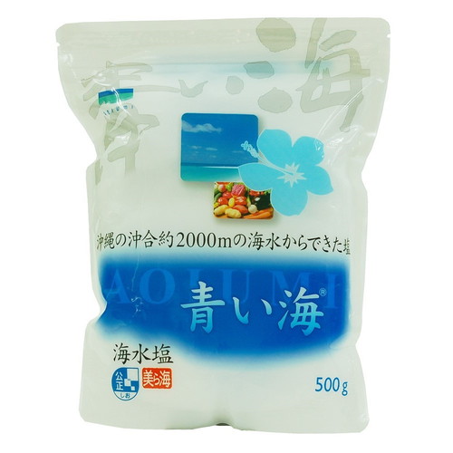 【お買上特典】沖縄の海水塩青い海【青い海】500g【宅配便のみ】