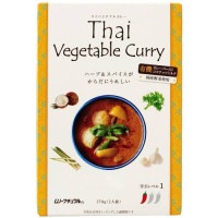 【お買上特典】むそう タイ・ベジタブルカレー 170g  【むそう】【辛さレベル１】|ムソー|ブランド・メーカー別