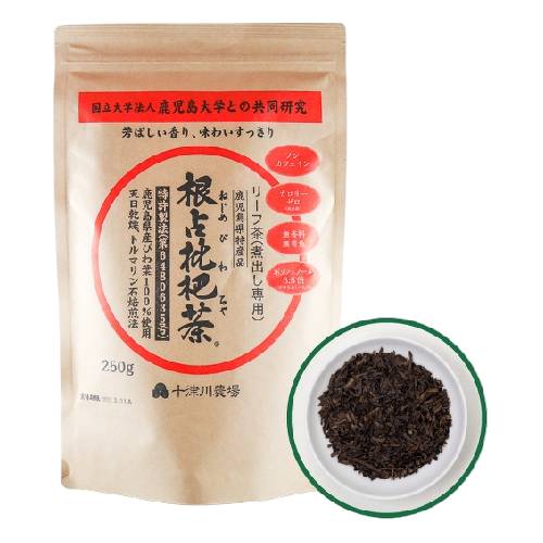【あす着対応】十津川農場 根占枇杷茶 茶葉（煮出し用 250g入） ノンカフェイン 【ねじめびわ茶でグラム当たり一番安い】