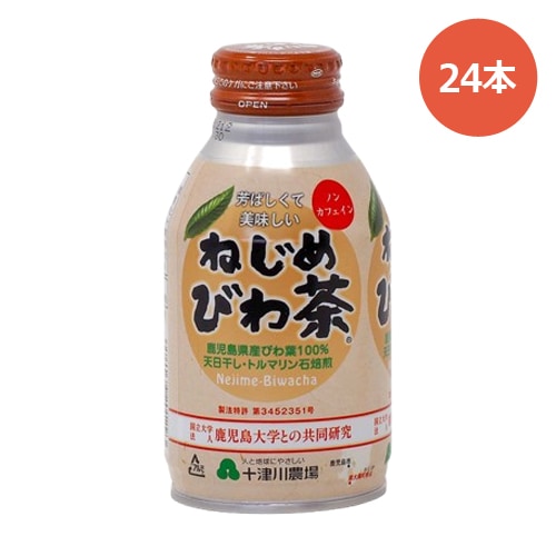 ねじめびわ茶ボトル缶（290ml×24本）※同梱・キャンセル・ラッピング不可