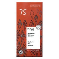 【お買上特典】ViVANI オーガニックファインダークチョコレート75% （80g） 【ニコウトレーディング】　【有機JAS認定品】|菓子類|自然食品・厳選食品