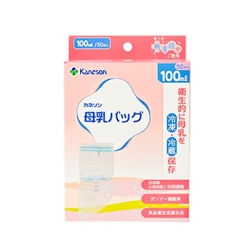 【メーカー直送品】 カネソン　母乳バッグ（100ml×50枚入）　【カネソン本舗　柳瀬ワイチ】　※同メーカー以外の同梱の場合手数料有【宅配便のみ】