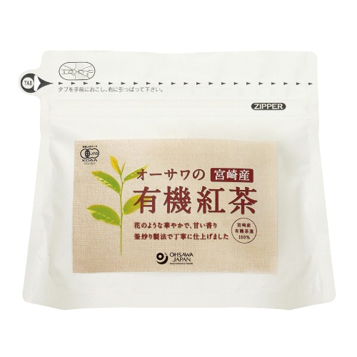 【お買上特典】オーサワの宮崎産有機紅茶(ティーバッグ)　60g(3g×20包)【有機JAS認定品】
