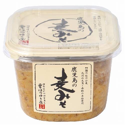 鹿児島の麦みそ（カップ） （500g） 【はつゆき屋】