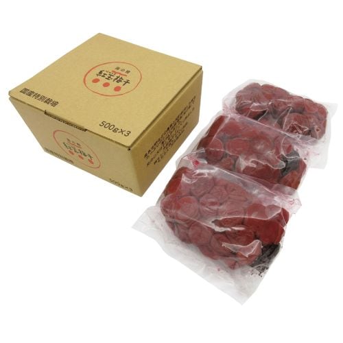 【お買上特典】特別栽培 紅玉梅干 1.5kg（500g×3袋） 【海の精】※お1人様1個まで