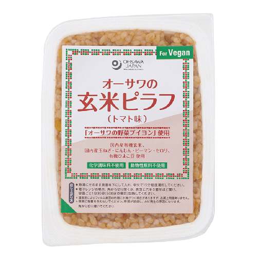 【お買上特典】オーサワの玄米ピラフ（トマト味）160g【オーサワジャパン】