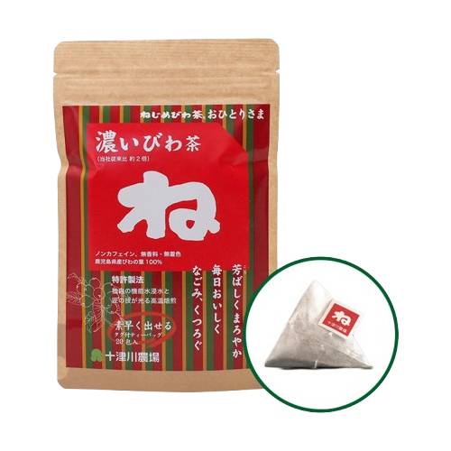 【あす着対応】十津川農場 ねじめびわ茶 おひとりさま20 （2g×20包入）【枇杷茶】