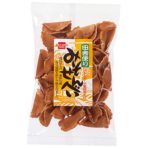 田舎便り みそせんべい 110g 【健康フーズ】|菓子類|自然食品・厳選食品