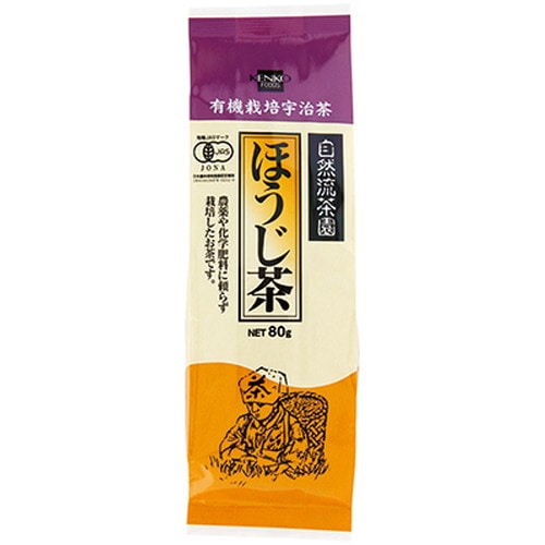 有機栽培 ほうじ茶 80g 【健康フーズ】