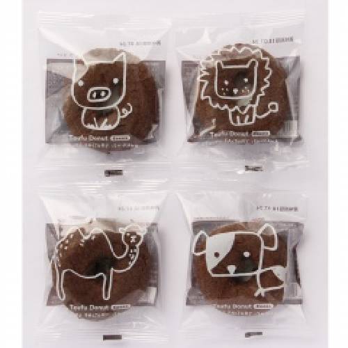 どうぶつ とうふドーナツ（ココア） 1個（45g） 【 おとうふ工房いしかわ】