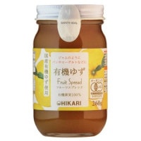 【お買上特典】有機ゆずフルーツスプレッド (260g)  【ヒカリ】|調味料|自然食品・厳選食品