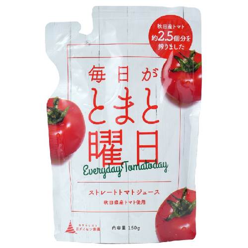 毎日がとまと曜日　ストレートトマトジュース (150g) 【ダイセン創農】