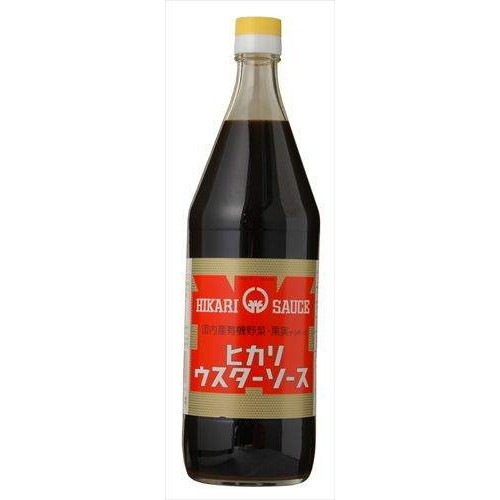 ウスターソース 900ml 【ヒカリ】※キャンセル不可 ※合計13本以上で別途送料必要|調味料|自然食品・厳選食品