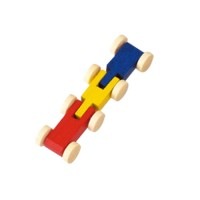 クネクネバーンの2両車カラー （BE20002c） 【ベック/BECK】 【3歳頃から】※キャンセル不可|ブラザ−ジョルダン社のおもちゃ|知育玩具