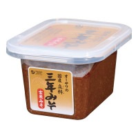【お買上特典】オーサワの国産立科三年みそ（玄米） （300g） 【オーサワジャパン】|調味料|自然食品・厳選食品