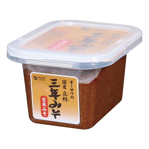 【お買上特典】オーサワの国産立科三年みそ（玄米） （300g） 【オーサワジャパン】