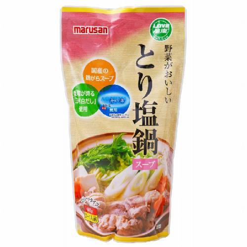 野菜がおいしいとり塩鍋スープ （600g） 【マルサンアイ】