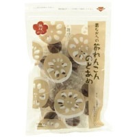【お買上特典】節れんこんのど飴 70g 【無双本舗】 【砂糖不使用】|菓子類|自然食品・厳選食品