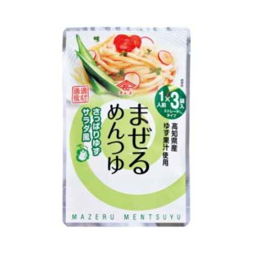 まぜるめんつゆ さっぱりゆずサラダ風 （30g×3袋） 【チョーコー醤油】