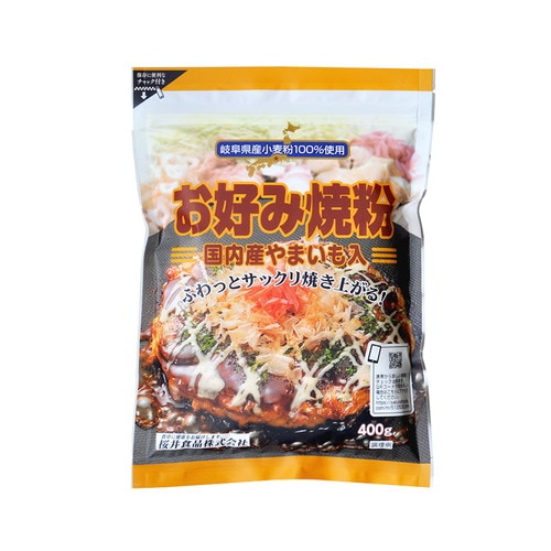 【お買上特典】お好み焼粉 （400g） 【桜井食品】