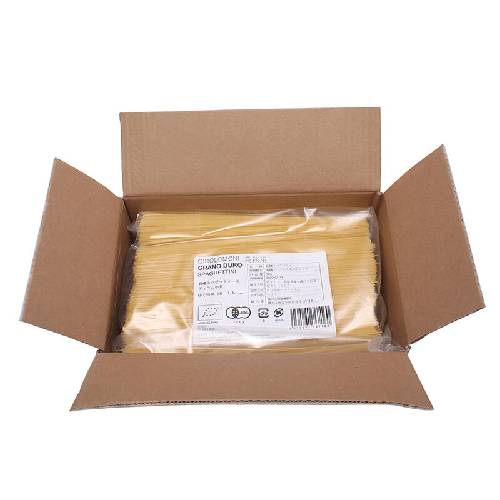 業務用 ジロロモーニ デュラム小麦 有機スパゲッティーニ （5kg） ※「キャンセル不可、3箱以上で重量加算あり」 【創健社】※荷物総重量20kg以上で別途料金必要