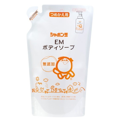 シャボン玉 EM石鹸ボディーソープ 詰替用 420ml 【シャボン玉せっけん】※お一人様3個まで