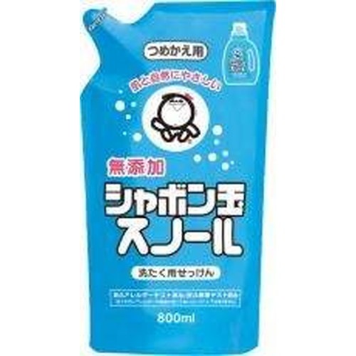 シャボン玉　スノール液体・詰替 800ml 【シャボン玉せっけん】|ベビーバス用品|赤ちゃん用品