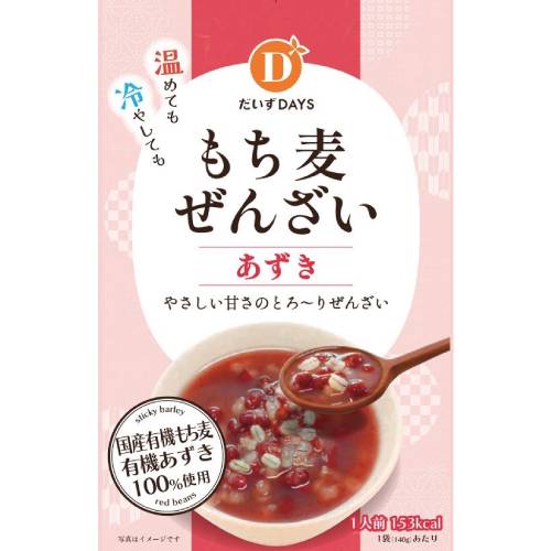 【お買上特典】あずきもち麦ぜんざい （140g） 【だいずデイズ】|米・小麦・シリアル|自然食品・厳選食品
