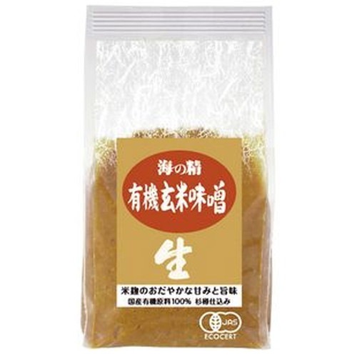 【お買上特典】国産特別栽培玄米味噌 1kg 【海の精】