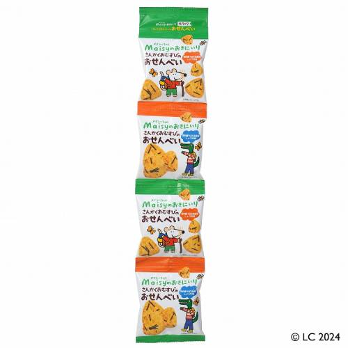メイシーちゃん（TM）のおきにいり さんかくおむすびのおせんべい （14g×4）×5個セット 【創健社】|菓子類|自然食品・厳選食品