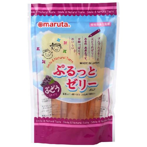 ぷるっとゼリーぶどう  （16g×8本）  【太田油脂】