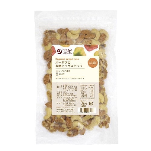 【お買上特典】オーサワの有機ミックスナッツ （190g） 【オーサワジャパン】|菓子類|自然食品・厳選食品