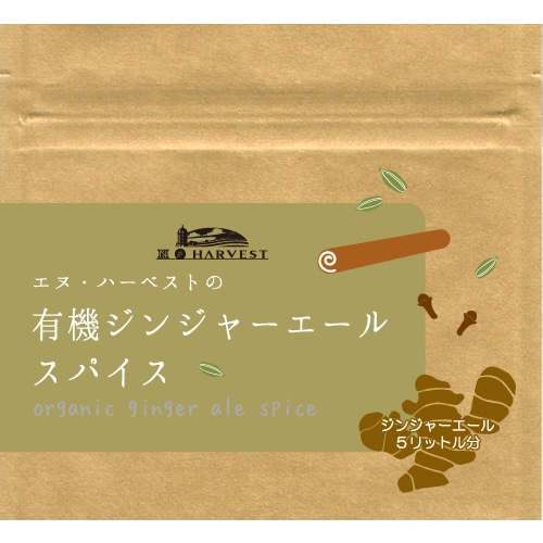 有機ジンジャーエールスパイス 20g 【エヌ・ハーベスト】