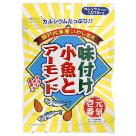 味付け小魚とアーモンド （55g） 【オカベ】