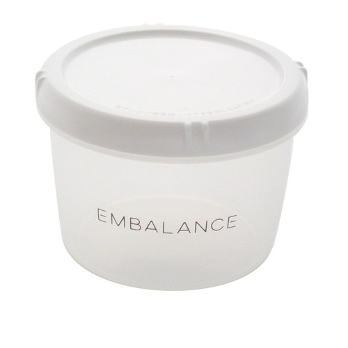 EMBALANCE ROUND CONTAINER（エンバランスラウンドコンテナ） ホワイト M（500ml） 【エンバランス】