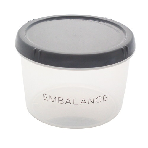 EMBALANCE ROUND CONTAINER（エンバランスラウンドコンテナ） グレー M（500ml） 【エンバランス】