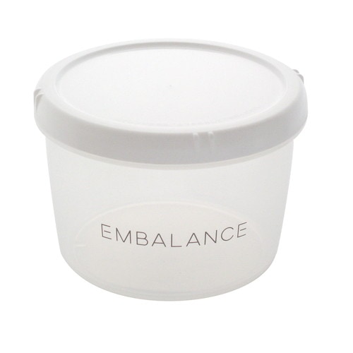 EMBALANCE ROUND CONTAINER（エンバランスラウンドコンテナ） ホワイト L（750ml） 【エンバランス】