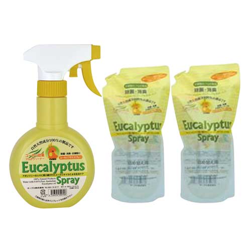 オーブス　ユーカリプタススプレー 330ml＋ユーカリプタススプレー 詰替え用 600ml×2袋セット