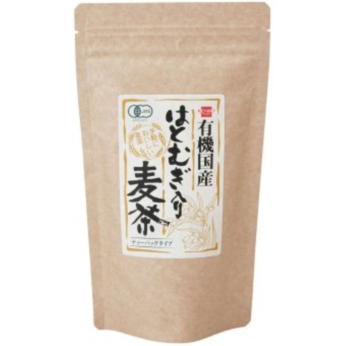 有機国産はとむぎ入り麦茶 60g（4g×15個） 【健康フーズ】