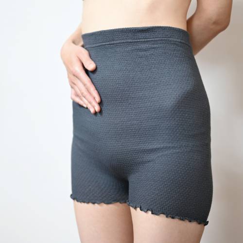 【ゆうパケット対応】天使のはらまきパンツ チャコールグレー Mサイズ 【エンバランス】