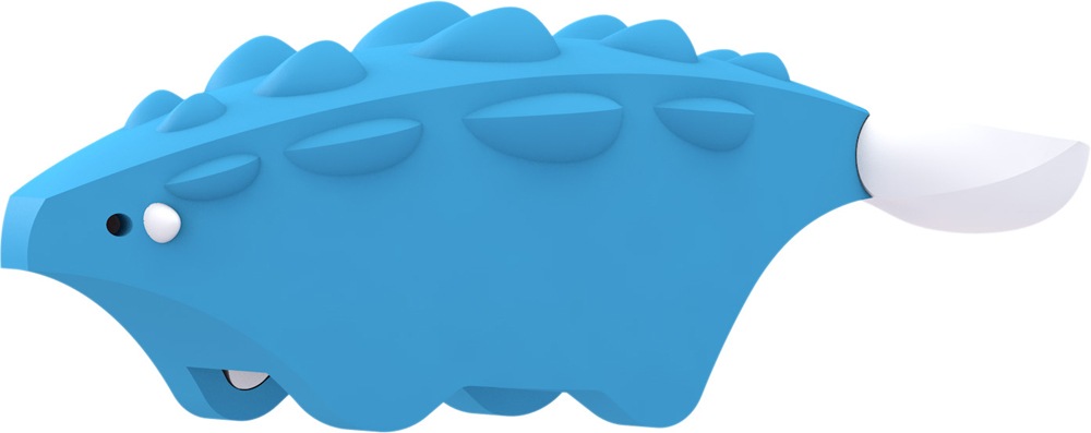 ハーフトイズ・アンキロサウルス（HTD004） 【ハーフトイズ / Yantai Halftoys Ltd.】 【3歳頃から】 ※キャンセル不可|ブラザ−ジョルダン社のおもちゃ|知育玩具