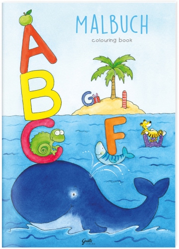 【ゆうパケット対応】ぬりえ・ABC（GV403） 【グラーツ / Graetz Verlag】 【全年齢対象】 ※キャンセル不可|ブラザ−ジョルダン社のおもちゃ|知育玩具