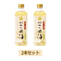 圧搾一番搾り 国産こめ油 （600g×2本セット） 【築野食品工業】|油脂・乳製品|自然食品・厳選食品