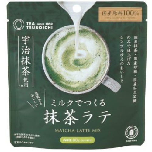 ミルクでつくる抹茶ラテ （80g） 【つぼ市製茶本舗】