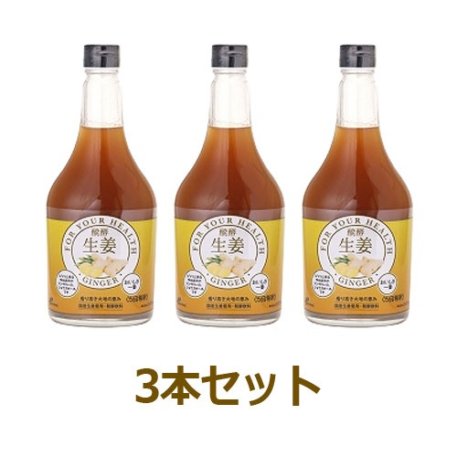 醗酵生姜（飲料） （565ml×3本セット） 【ジャフマック】