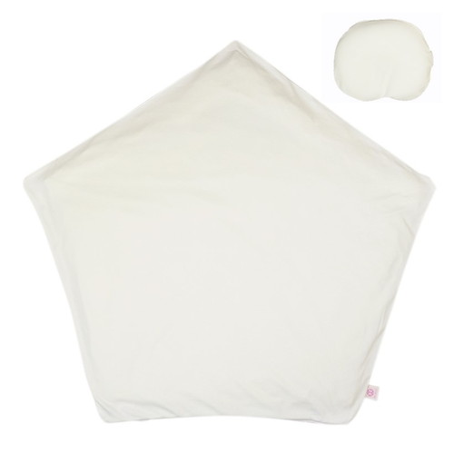 まんまる枕 （アイボリー）とぐっすり座布団本体＆専用カバー （アイボリー） 【櫻花屋之箱】|育児用品|赤ちゃん用品