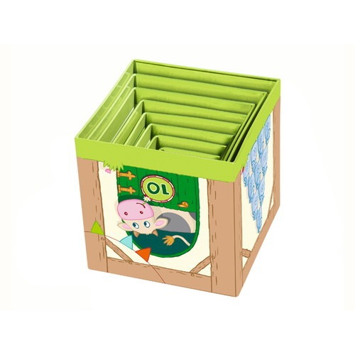 スタックキューブ・どうぶつ （HA5879） 【ハバ/HABA】 【2歳半頃から】※キャンセル不可