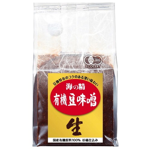 【お買上特典】海の精 国産有機・豆味噌 （700g） 【海の精】|調味料|自然食品・厳選食品